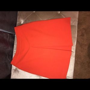 Orange retro style mini skirt
